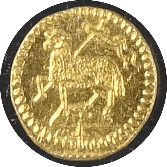 【MS64】1700年 神聖ローマ帝国 ドイツ ニュルンベルク ラムダカット 1/16ダカット金貨(表)