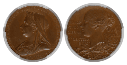 【SP64】1897年 イギリス ヴィクトリア女王 ダイヤモンドジュビリー 銅メダル