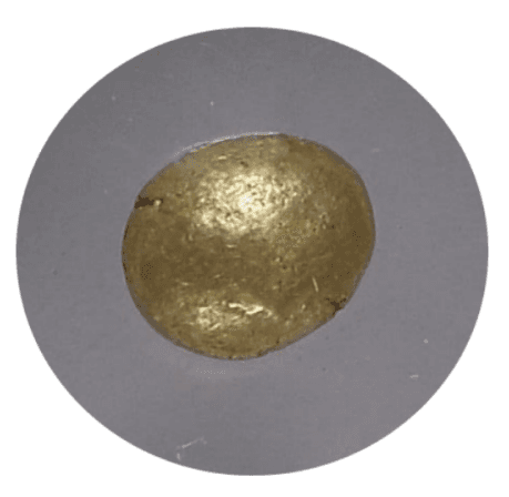 【AU 5/5 4/5】紀元前650年?600年 古代ギリシア イオニア 1/12 スターテル 琥珀金(エレクトラム)貨(表)