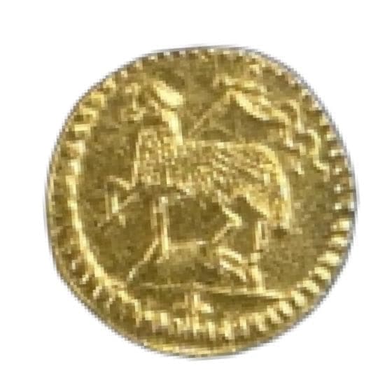 【MS64】1700年 神聖ローマ帝国 ドイツ ニュルンベルク ラムダカット 1/16ダカット金貨(表)