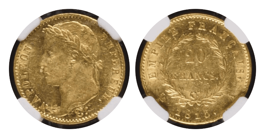 【MS61】1815A フランス ナポレオン1世 20フラン 金貨