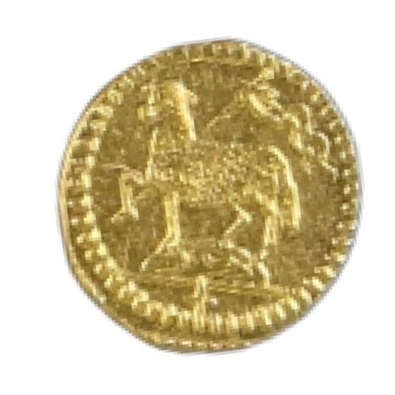 【MS63】1700年 神聖ローマ帝国 ドイツ ニュルンベルク ラムダカット 1/16ダカット金貨(表)