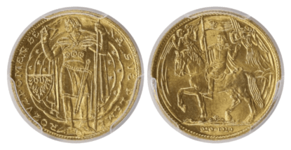 【MS65】1929年 チェコスロバキア キリスト教伝来 1000周年記念 1ダカット金貨