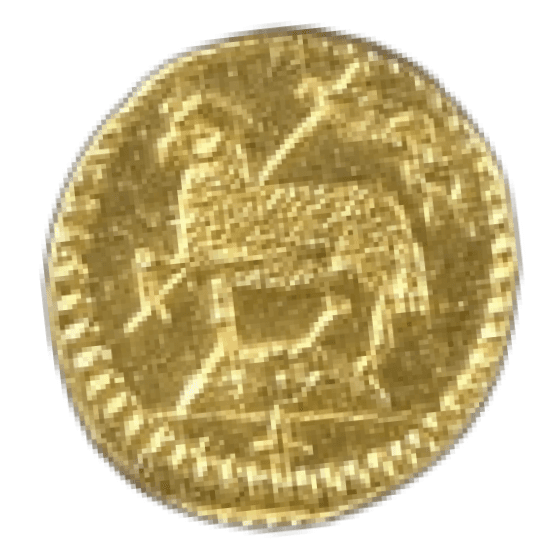 【MS65】1700年 神聖ローマ帝国 ドイツ ニュルンベルク ラムダカット 1/16ダカット金貨(表)
