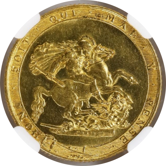 MS61】1817年 イギリス ジョージ3世 1ソブリン金貨 | RareCoinShop