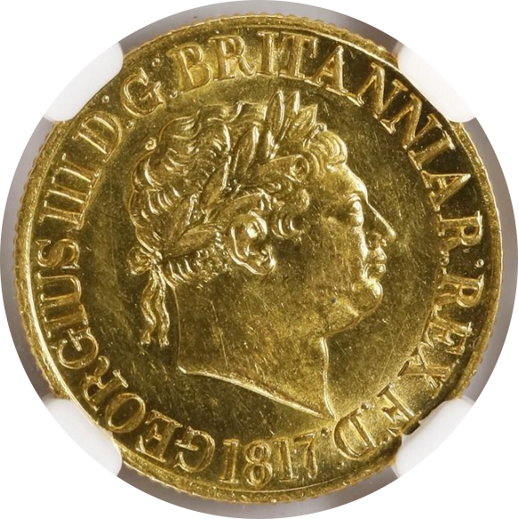 MS61】1817年 イギリス ジョージ3世 1ソブリン金貨 | RareCoinShop